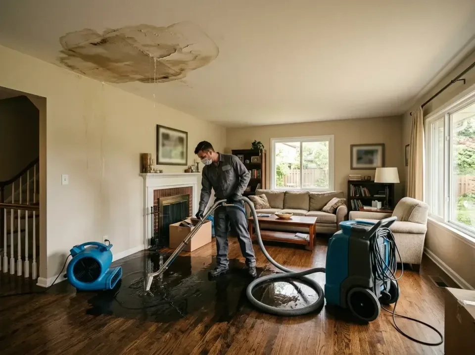 attic-pipe-burst-ceiling-drip-008 — frequently asked questions, Water Damage Restoration & Carpet Care in Weaverville, CA